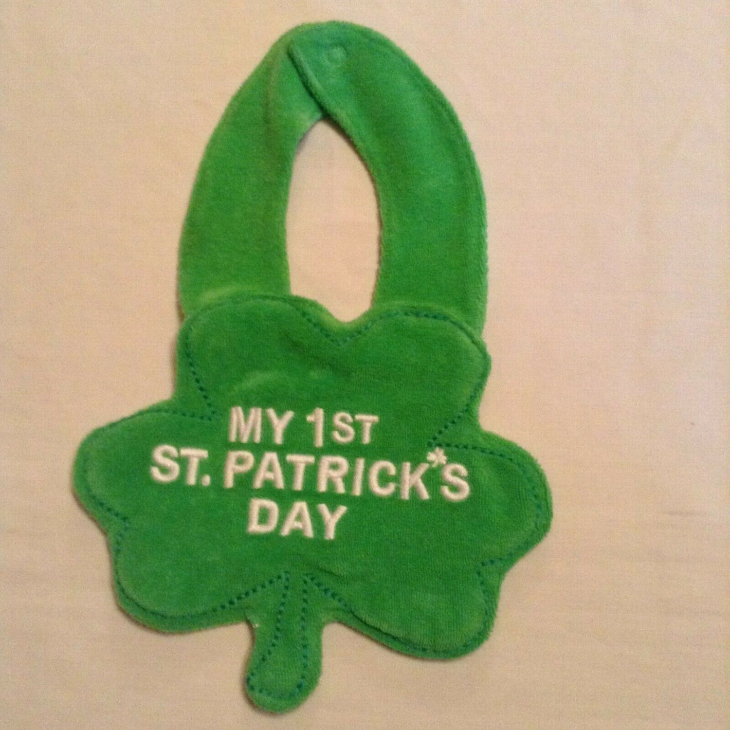 St Patricks Day Carters bib infants one size My First green