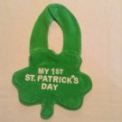 St Patricks Day Carters bib infants one size My First green