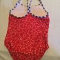 Op swimsuit Size 7 8 patriotic 1 piece stars stripes red white blue