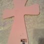 Easter Cross wall decor hanger believe particle board 12x16x1/2 inch