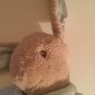 Easter Bunny rabbit tan floppy ears Dan Dee Collectors Choice 11 inch blue suit