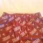 Size 8 10 youth NCAA Texas Longhorn pajamas football pants sleepwear orange