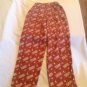 Size 8 10 youth NCAA Texas Longhorn pajamas football pants sleepwear orange