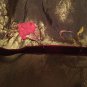 Easter Size 2T Crayon Kids dress burgundy & green long floral holiday Girls