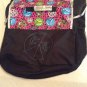 Peace backpack messenger bag tote hip shoulder pink animal print black glitter