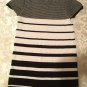 Mothers Day Size 4T Joe Fresh dress sweater dress black striped holiday girls