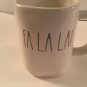 Rae Dunn mug coffee tea cup FA LA LA ceramic 22 oz large white