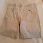 Size 42 George shorts khaki flat front inseam 8.5 inch mens