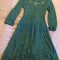 Easter So dress Size 7 8  green sequin holiday long sleeve pull on