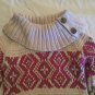 Baby Gap sweater dress Size 3T turtle neck multicolored long sleeve