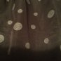 Justice skirt Size 10 black with silver glittered polka dots Girls New