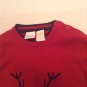 Size 18  24 mo Koala kids sweater reindeer holiday pullover red acrylic new