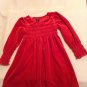 Christmas Baby Gap dress Size 2T long sleeves red holiday girls