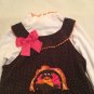 Thanksgiving Size 6 Allison Ann dress winter 2 pc set polka dots corduroy brown