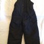 Size 3T Osh Kosh B gosh bib snow suit winter insulated overall pants black new