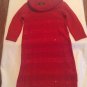 Christmas Size 6X  I.N. Girl dress sweater holiday sequin metallic red