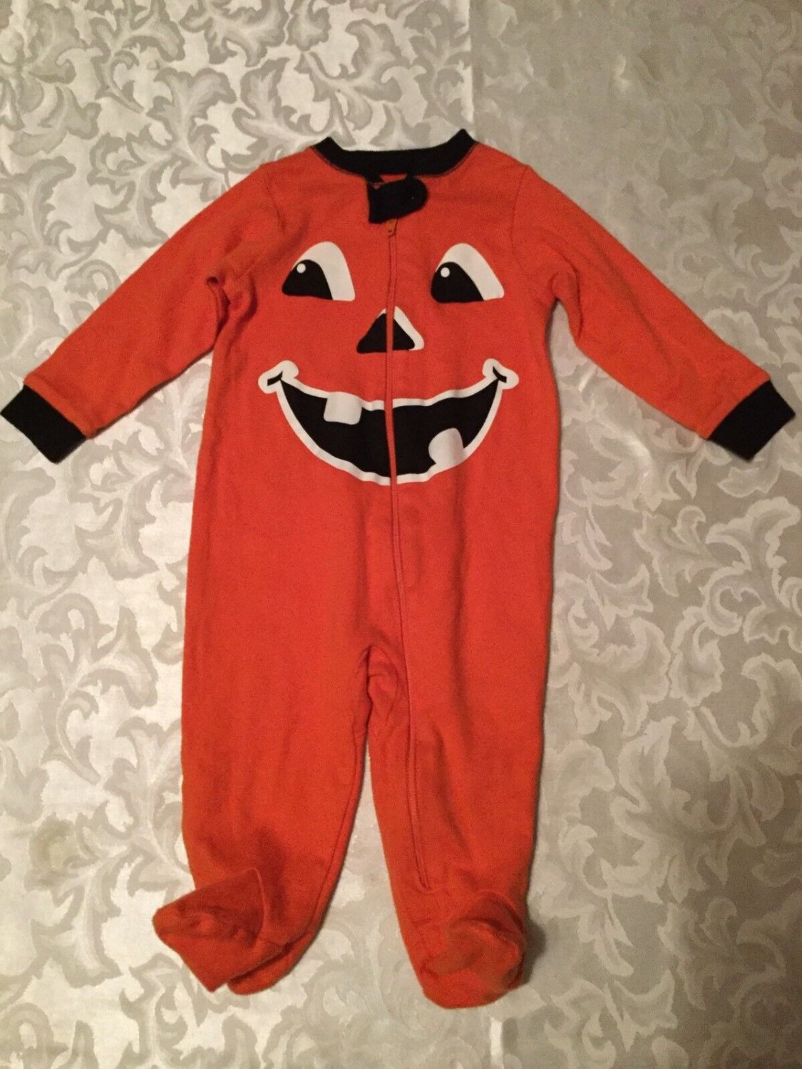 Thanksgiving Size 3 6 mo pumpkin jumpsuit baby 1 piece outfit Girls Boys