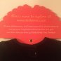 Christmas 2 pc set Dollie and Me dress Size 4T doll size velvet red black