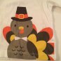 Thanksgiving 2 pc lot Size 3 6 mo Miniwear outfit Carters 6 mo turkey shirt