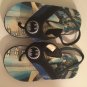 Batman sandals Size 11 12 XL light up DC Comics shoes summer multi color