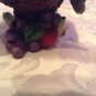 Thanksgiving Turkey centerpiece Holiday Home hand painted resin  7.5 x 7 x 6