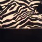 Halloween Size 14 Justice jacket hoodie sweatshirt black zebra pink metallic