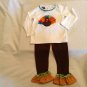 Thanksgiving 24 mo 2T Mud Pie top Emily Rose pants legging Cherokee skirt 3 pc