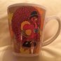 Thanksgiving holiday mug pilgrim turkey ceramic coffee cup 13 ounce multicolor