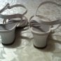 Size 1 Smart fit shoes white dress shoes sandals rhinestones girls