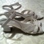 Size 1 Smart fit shoes white dress shoes sandals rhinestones girls