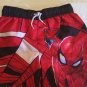 Marvel Spider Man shorts swimwear boys Size large red black