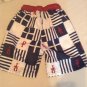 Gymboree swim shorts Size 6 lobster trunks swimwear red blue white