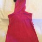 2T Disney Minnie Mouse swimsuit cover dress hoodie ears bow terry pink striped