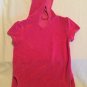 Size 6 6X small Xhilaration swimsuit cover dress hoodie pink terry