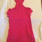 Size 6 6X small Xhilaration swimsuit cover dress hoodie pink terry