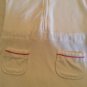 Size large Greendog swimsuit cover dress hoodie white terry cloth girls