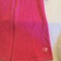 Size 4 5 XS Op swimsuit cover dress hoodie zipper pink terry cloth