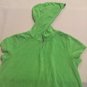 Size 10 12 large Op swimsuit cover dress hoodie green terry cloth