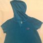 Size 6 6X Op swimsuit cover dress hoodie blue terry cloth