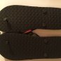 flip flops shoes Size 9 10 large emoji black yellow womens New