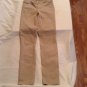 Justice pants Size 16 super skinny simply low khaki uniform pants girls