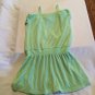 Gap Kids Size 8 medium swimsuit cover up dress green terry cloth ruffles Girls