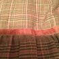 Mothers Day Little Bitty dress Size 2T brown pink plaid holiday girls