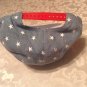July 4th adult one size Berkshire Fashions hat patriotic cap USA flag blue