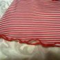 July 4th Carters skirt Ladybug Blueberi top 24 mo  2 piece