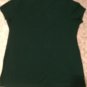 Size 12 14 larges shirt slim fit top gingerbread green ladies new