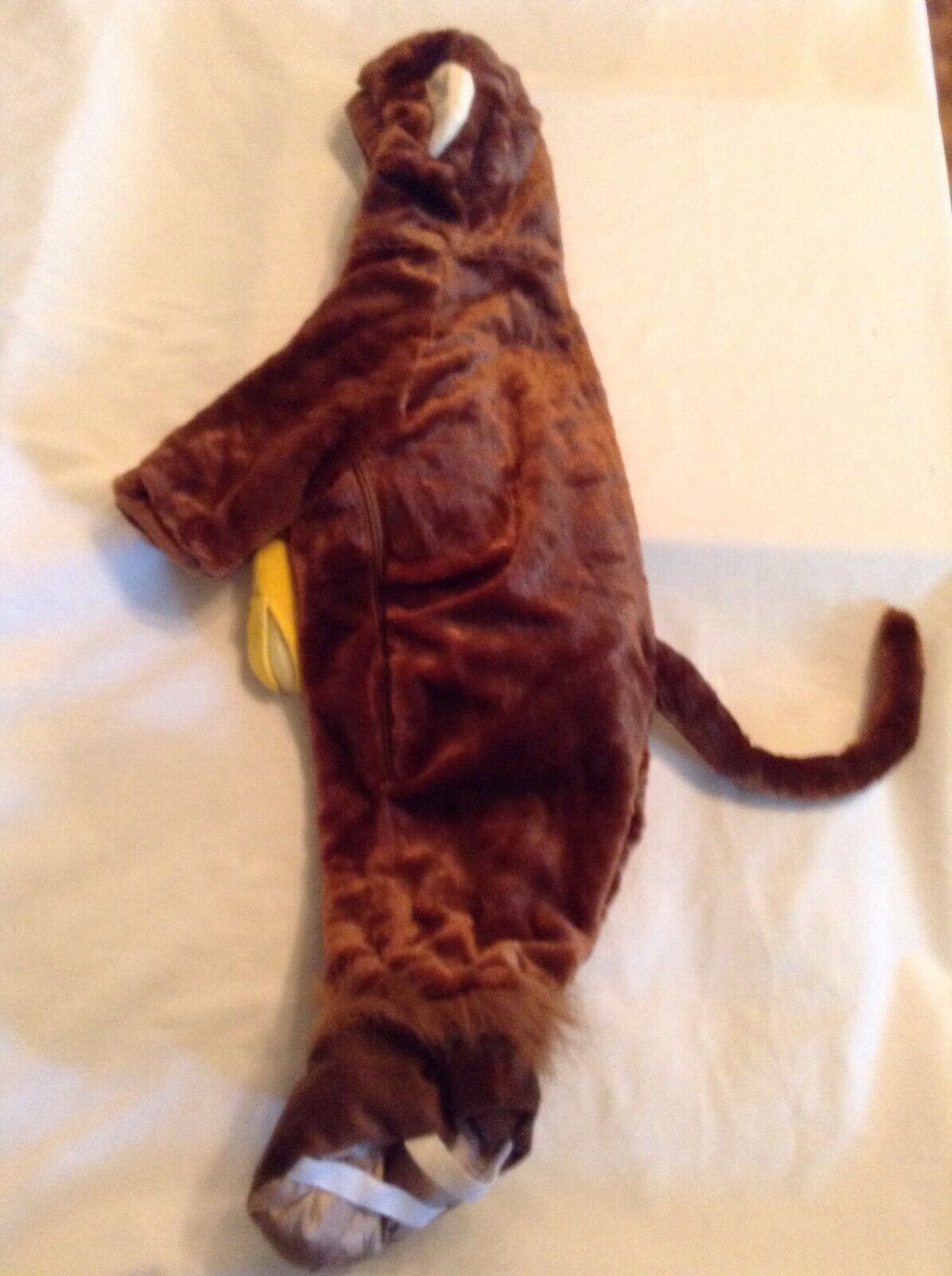 Toms Toy Monkey costume Size 12 18 mo brown plush outfit