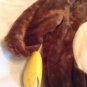 Toms Toy Monkey costume Size 12 18 mo brown plush outfit