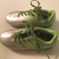DSG shoes Size 9K soccer softball baseball cleats sporting goods green silver