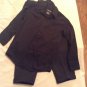 Mothers Day Size 6 7 George shirt black pinstripe dress suit pants 2 pc set